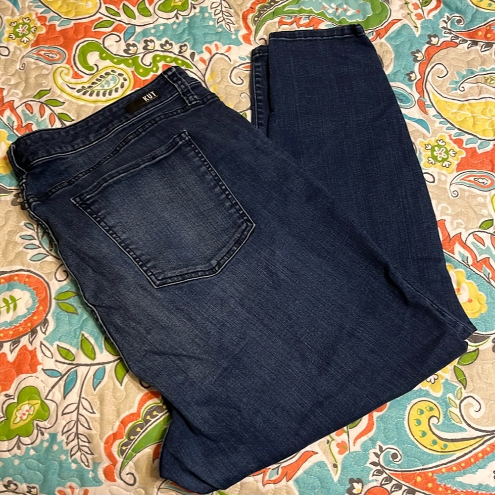 Kut from the Kloth Donna High Rise Ankle Skinny size 24W